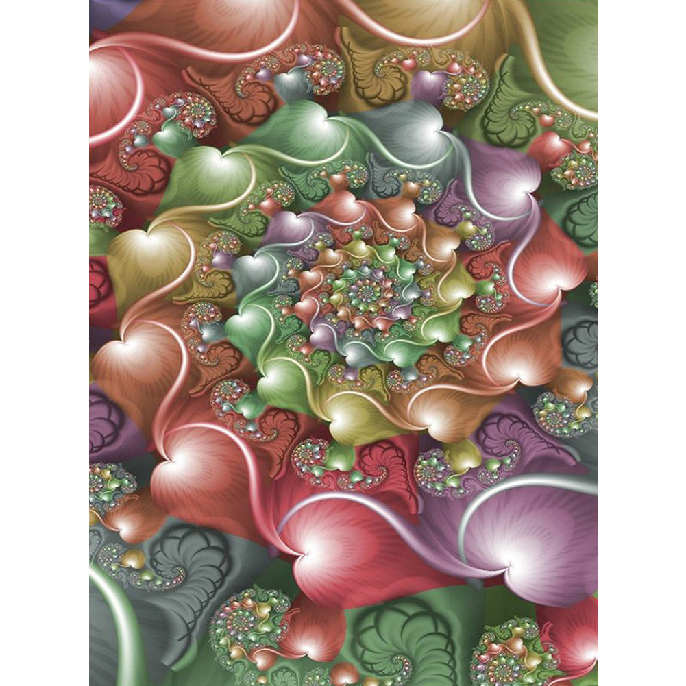 Fractal Art 40*50CM(Canvas) Full Round Drill Diamond Painting