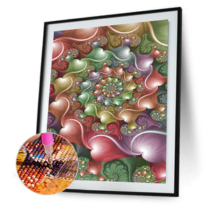 Fractal Art 40*50CM(Canvas) Full Round Drill Diamond Painting