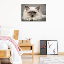 Load image into Gallery viewer, Cat 50*40CM(Canvas) Full Round Drill Diamond Painting
