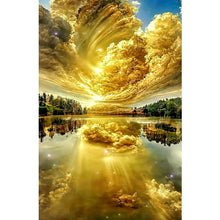 Load image into Gallery viewer, Golden Sky And Clouds 40*70CM(Canvas) Full Square Drill Diamond Painting
