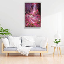 Load image into Gallery viewer, Pink Flower Waterfall 40*70CM(Canvas) Full Square Drill Diamond Painting
