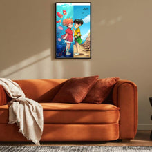 Load image into Gallery viewer, Ponyo On The Cliff 30*50CM(Canvas) Full Round Drill Diamond Painting
