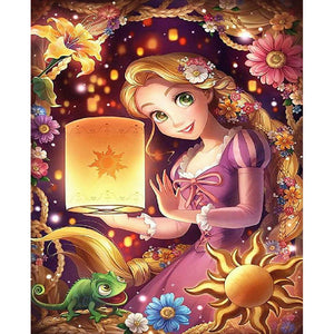 Disney Rapunzel 40*50CM(Canvas) Full Round Drill Diamond Painting