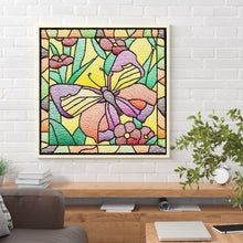 Load image into Gallery viewer, Framed Butterfly Embroidery 40*40CM(Canvas) Full Square Drill Diamond Painting
