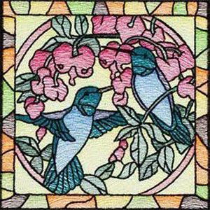 Framed Bird Embroidery 40*40CM(Canvas) Full Square Drill Diamond Painting