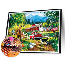 Load image into Gallery viewer, Farm Animals 50*40CM(Canvas) Full Round Drill Diamond Painting
