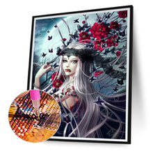 Load image into Gallery viewer, Illustrated Girl 40*50CM(Canvas) Full Round Drill Diamond Painting
