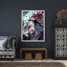 Load image into Gallery viewer, Illustrated Girl 40*50CM(Canvas) Full Round Drill Diamond Painting

