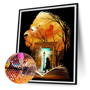 The Chronicles Of Narnia 40*50CM(Canvas) Full Round Drill Diamond Painting