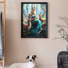 Load image into Gallery viewer, Forest Elk Goddess 40*50CM(Canvas) Full Round Drill Diamond Painting
