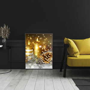 Celebration Candles 40*50CM(Canvas) Full Round Drill Diamond Painting