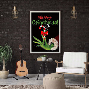 Green Monster 30*40CM(Canvas) Full Round Drill Diamond Painting