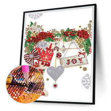 Load image into Gallery viewer, Christmas Atmosphere 30*40CM(Canvas) Partial Special Shaped Drill Diamond Painting
