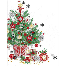 Load image into Gallery viewer, Christmas Atmosphere 30*40CM(Canvas) Partial Special Shaped Drill Diamond Painting
