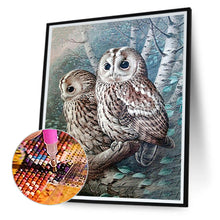 Load image into Gallery viewer, Owl 40*50CM(Canvas) Full Round Drill Diamond Painting
