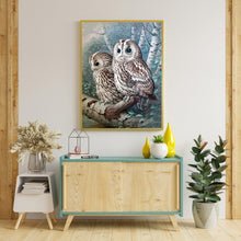 Load image into Gallery viewer, Owl 40*50CM(Canvas) Full Round Drill Diamond Painting
