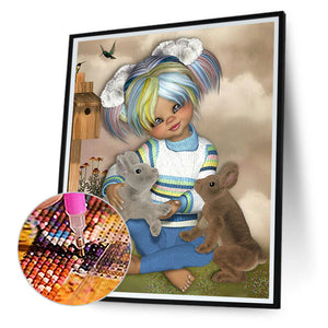 Doll 40*50CM(Canvas) Full Round Drill Diamond Painting
