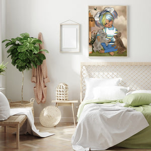Doll 40*50CM(Canvas) Full Round Drill Diamond Painting