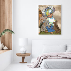 Doll 40*50CM(Canvas) Full Round Drill Diamond Painting