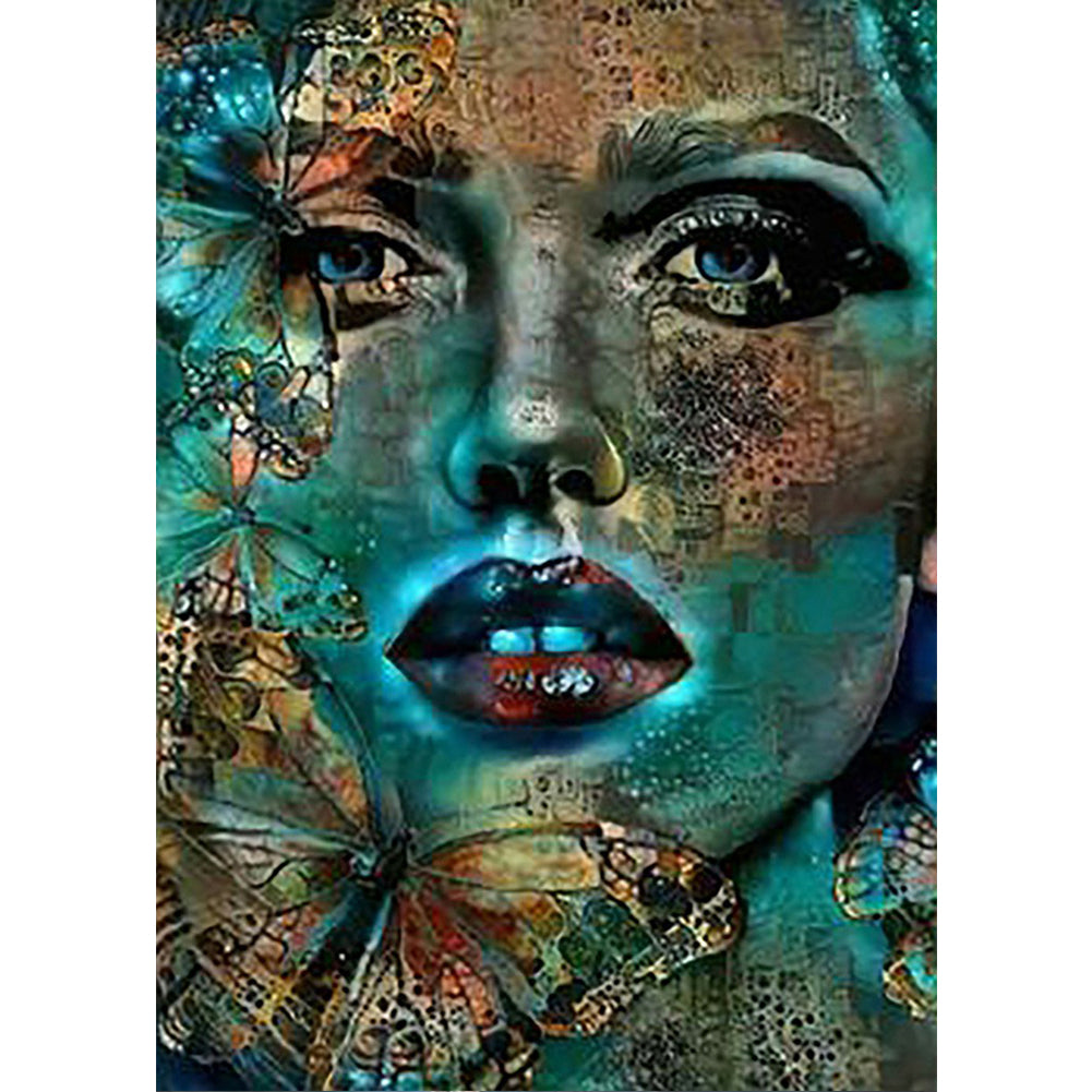 Artistic Girl 40*50CM(Canvas) Full Round Drill Diamond Painting