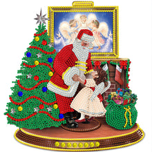 Load image into Gallery viewer, Christmas Santa Claus 30*30CM(Canvas) Partial Special Shaped Drill Diamond Painting
