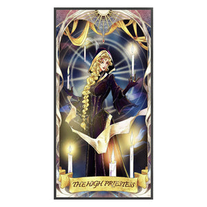 Yishu - Priestess - 45*80CM 11CT 3 Stamped Cross Stitch