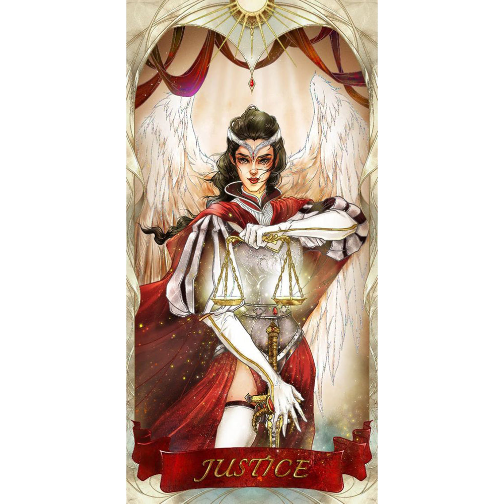 Yishu - Justice - 45*80CM 11CT 3 Stamped Cross Stitch