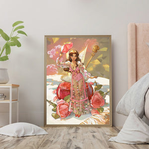 Anime Princess 40*50CM(Canvas) Full Round Drill Diamond Painting