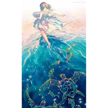 Load image into Gallery viewer, Clear Lake 30*70CM(Canvas) Full Round Drill Diamond Painting
