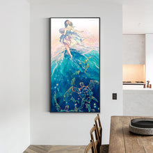 Load image into Gallery viewer, Clear Lake 30*70CM(Canvas) Full Round Drill Diamond Painting

