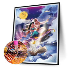 Load image into Gallery viewer, Disney&#39;S Aladdin And Princess Jasmine 30*40CM(Canvas) Full Round Drill Diamond Painting
