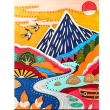 Load image into Gallery viewer, Painted Landscape 30*40CM(Canvas) Full Round Drill Diamond Painting
