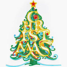 Load image into Gallery viewer, Quilling Christmas Tree 30*30CM(Canvas) Partial Special Shaped Drill Diamond Painting
