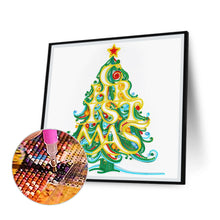 Load image into Gallery viewer, Quilling Christmas Tree 30*30CM(Canvas) Partial Special Shaped Drill Diamond Painting
