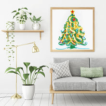 Load image into Gallery viewer, Quilling Christmas Tree 30*30CM(Canvas) Partial Special Shaped Drill Diamond Painting
