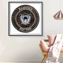 Load image into Gallery viewer, Las Vegas Raiders Football Team 30*30CM(Canvas) Full Round Drill Diamond Painting
