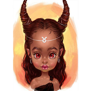 Taurus 30*40CM(Canvas) Full Round Drill Diamond Painting
