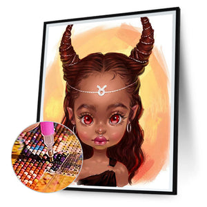Taurus 30*40CM(Canvas) Full Round Drill Diamond Painting