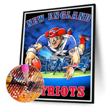 Load image into Gallery viewer, New England Patriots Football Team 30*40CM(Canvas) Full Round Drill Diamond Painting
