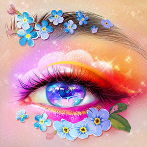 Enchanting Eyes 30*30CM(Canvas) Full Round Drill Diamond Painting