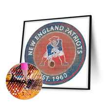 Load image into Gallery viewer, New England Patriots Football Team 40*40CM(Canvas) Full Round Drill Diamond Painting
