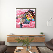 Load image into Gallery viewer, Anime Girl 40*40CM(Canvas) Full Round Drill Diamond Painting
