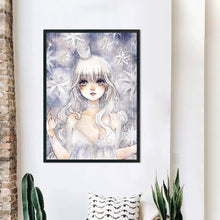 Load image into Gallery viewer, Yishu - Girl - 50*70CM 11CT 3 Stamped Cross Stitch
