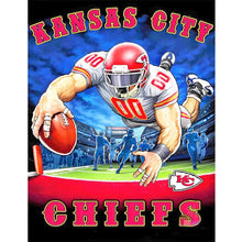Load image into Gallery viewer, Kansas City Chiefs Football Team 30*40CM(Canvas) Full Round Drill Diamond Painting
