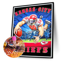 Load image into Gallery viewer, Kansas City Chiefs Football Team 30*40CM(Canvas) Full Round Drill Diamond Painting
