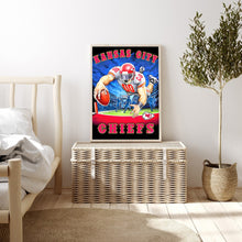 Load image into Gallery viewer, Kansas City Chiefs Football Team 30*40CM(Canvas) Full Round Drill Diamond Painting
