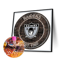 Load image into Gallery viewer, Las Vegas Raiders Football Team 40*40CM(Canvas) Full Round Drill Diamond Painting
