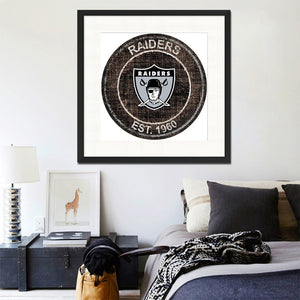 Las Vegas Raiders Football Team 40*40CM(Canvas) Full Round Drill Diamond Painting