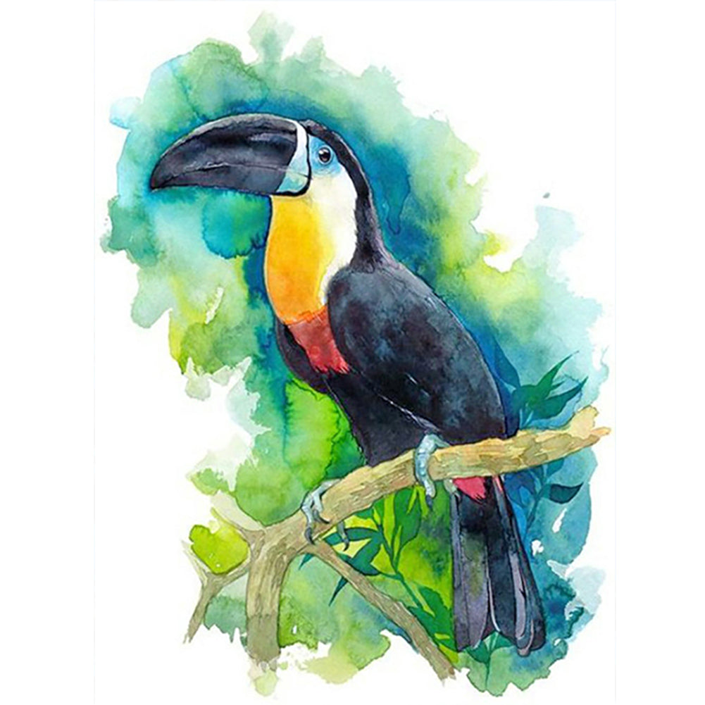 Toucan 30*40CM(Canvas) Full Round Drill Diamond Painting