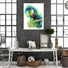 Load image into Gallery viewer, Toucan 30*40CM(Canvas) Full Round Drill Diamond Painting
